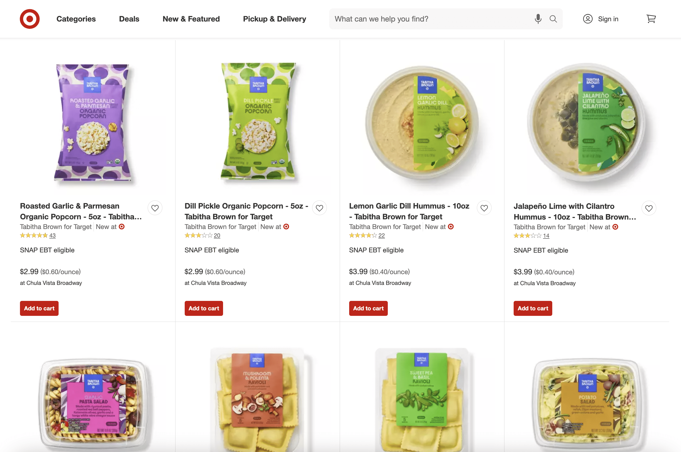 Tabitha Brown on target.com Tabitha Brown on target.com